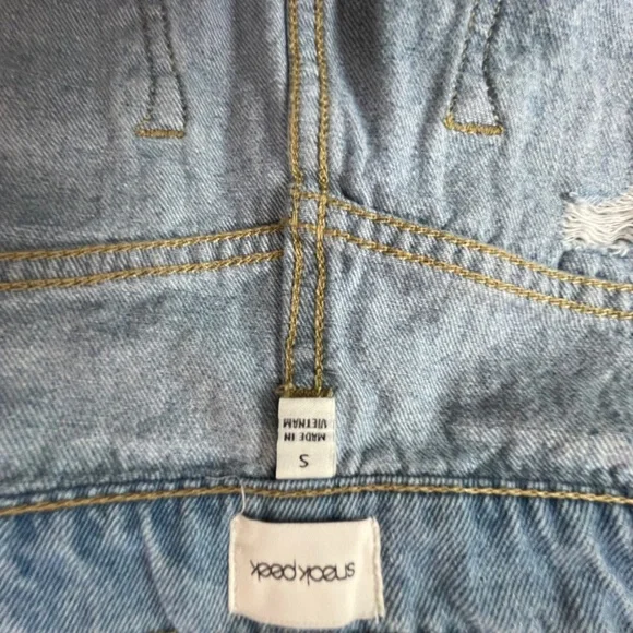 Sneak Peek denim mini skirt size small - Picture 5 of 13